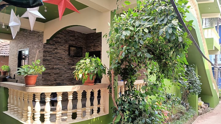 ground floor of the apartment