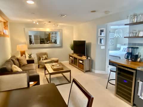 Popular Airbnb listing: LOHI -Walk to everything-Private Comfy Suite for 2 in Highland