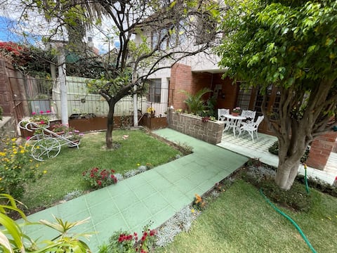 House with patio in a perfect location.