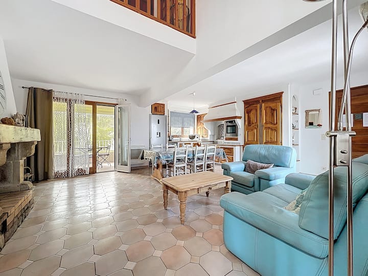 Duplex 1er éTage D'une Villa - Piscine & Vue Mer - Calvi