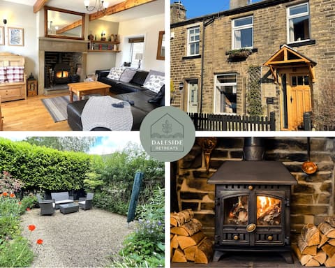 Top Airbnb: Mulberry Cottage, Haworth *Garden* Wood Burner* in Haworth And Stanbury