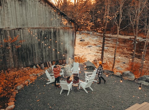 Warner's Camp River House near Whiteface, Sauna