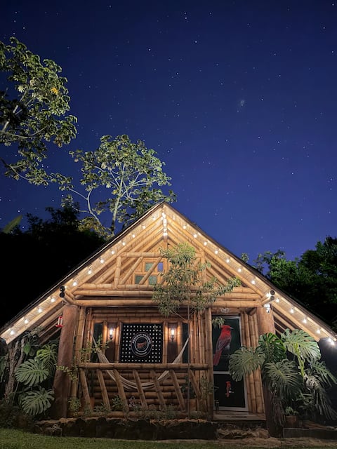 Cabin near the waterfall of love WiFi River