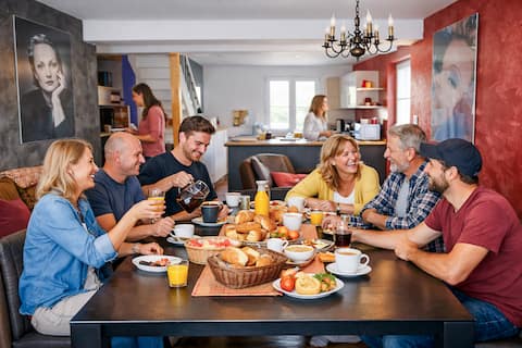 Apartment for 14 in Black Forest, near Switzerland