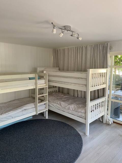 Spacious apartment with a lot of light and private private own!