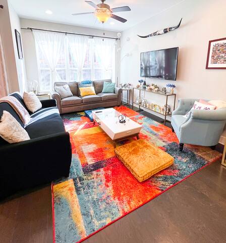 Downtown Modern house, walk to Frank Erwin Center!