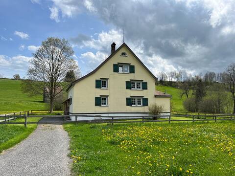 Appenzeller house by the creek
