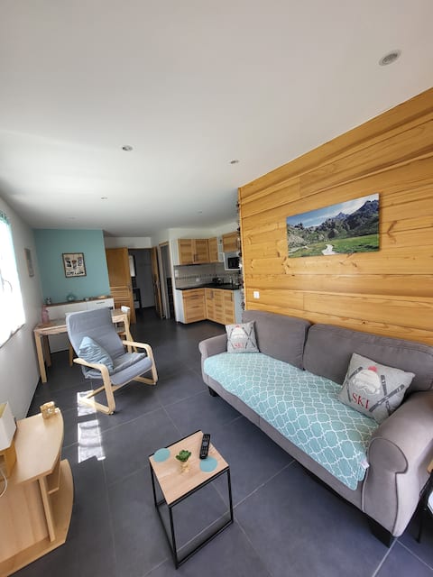 Top performing Airbnb: Accommodation for 2 in the valley in Aime in Aime La Plagne