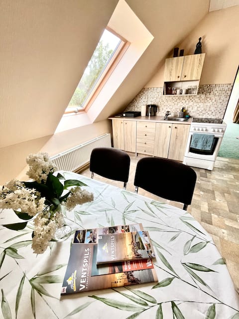 Summer apartment near sea / Backyard and grill