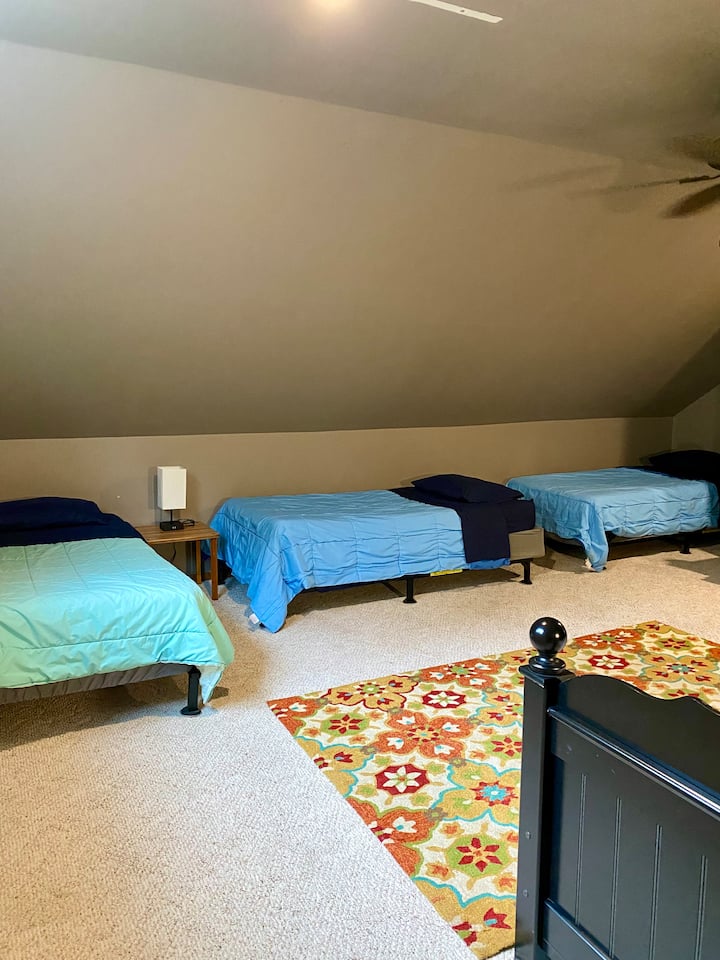 Priestor podkrovia - 6 lôžok!