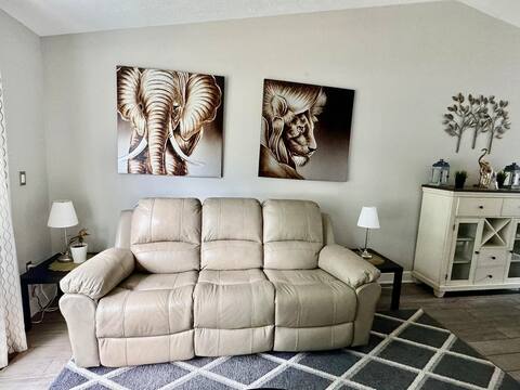 6 bedrooms spacious, clean 2 level house Sanitized