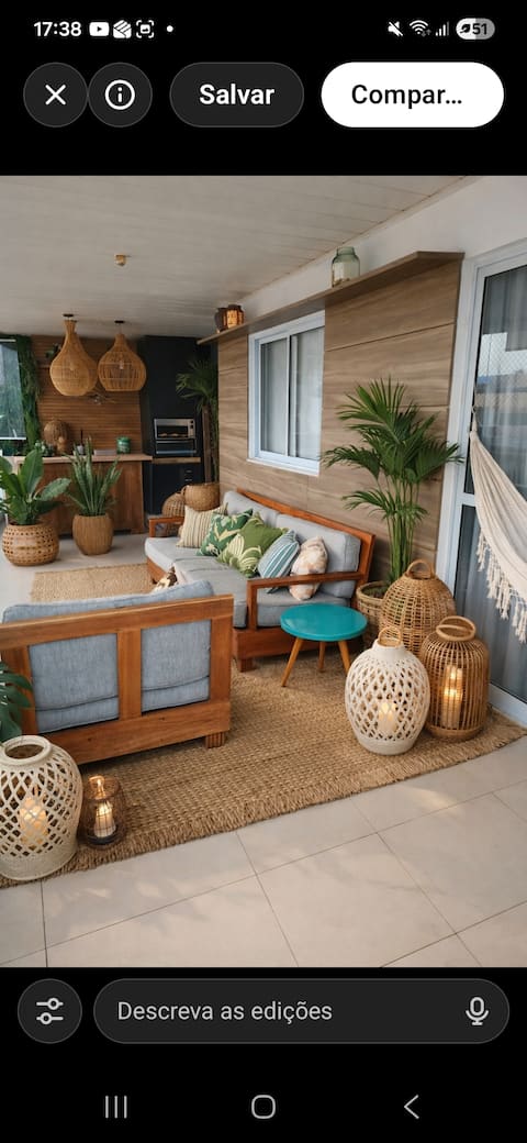 High luxury with a magnificent view of the sea and convent.