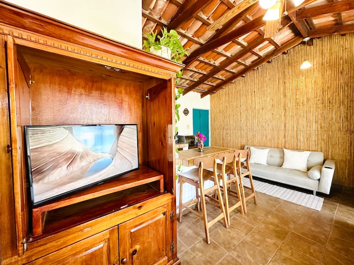 Downtown Tropical Oasis Loft With Balcony & A/c - Cabo San Lucas