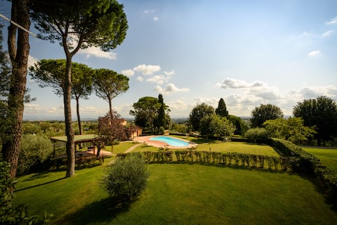 Villa with Pool Sorrounded by Greenery