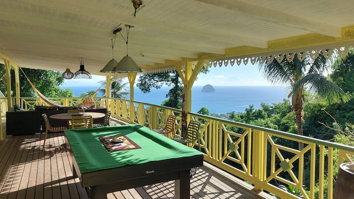 Villa Natirel, Lodge, Vue Exceptionnelle, Piscine - Martinique
