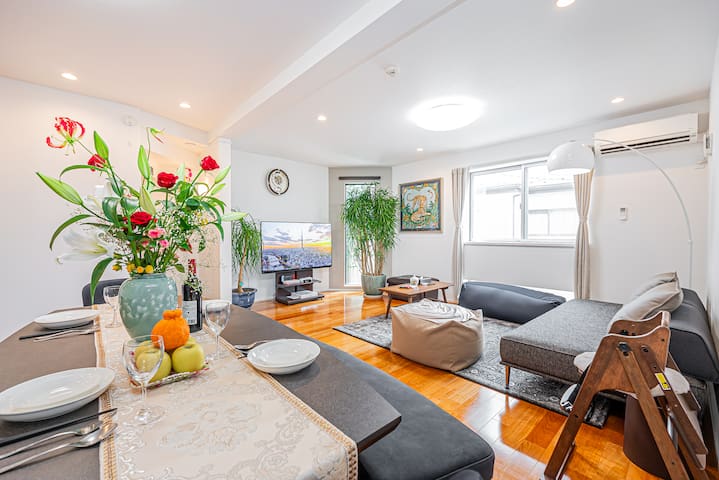 9 mins Ikebukuro 3BR house Free luggage storage