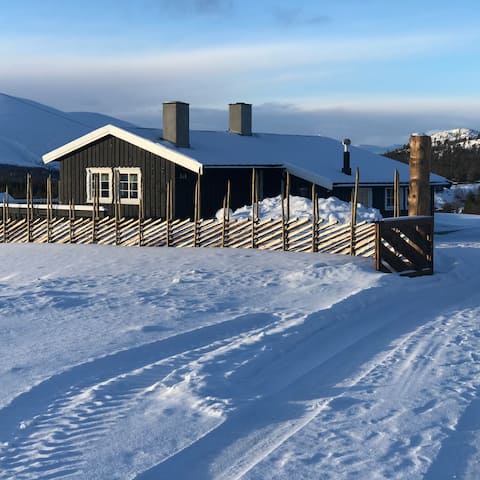 Cabin on the mountain close to Rondane National Park
