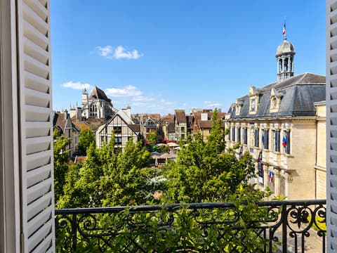 Top Airbnb: The heart of Troyes apartment – panoramic view à Aube