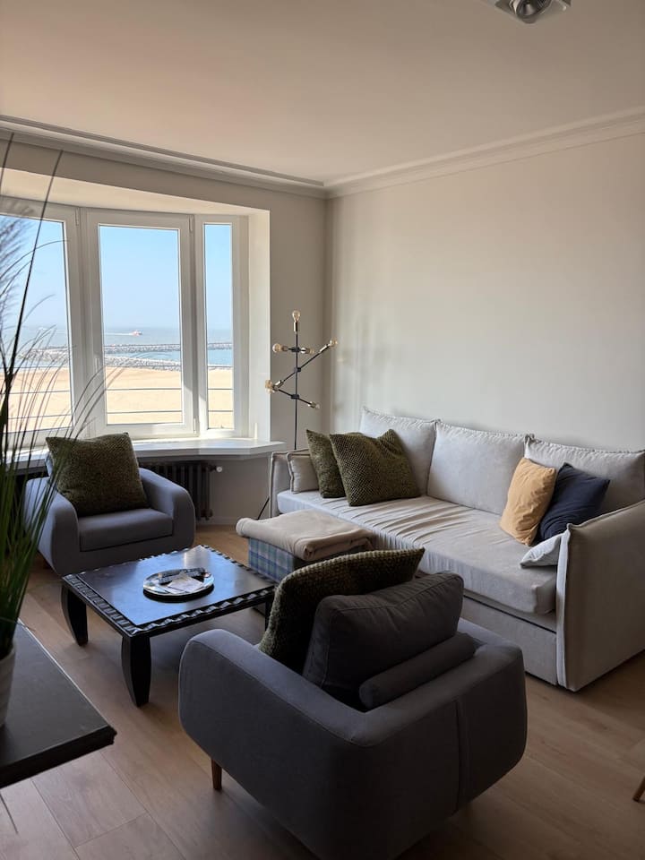 Bel Appartement 2 Chambres Vue Magnifique Sur Mer - Ostende