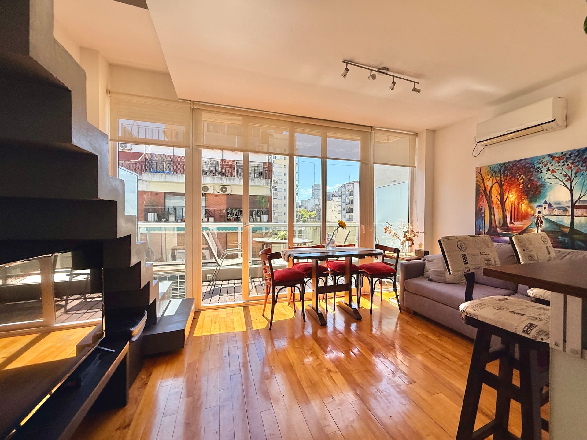 Apartamento dúplex de 2 quartos em Colegiales