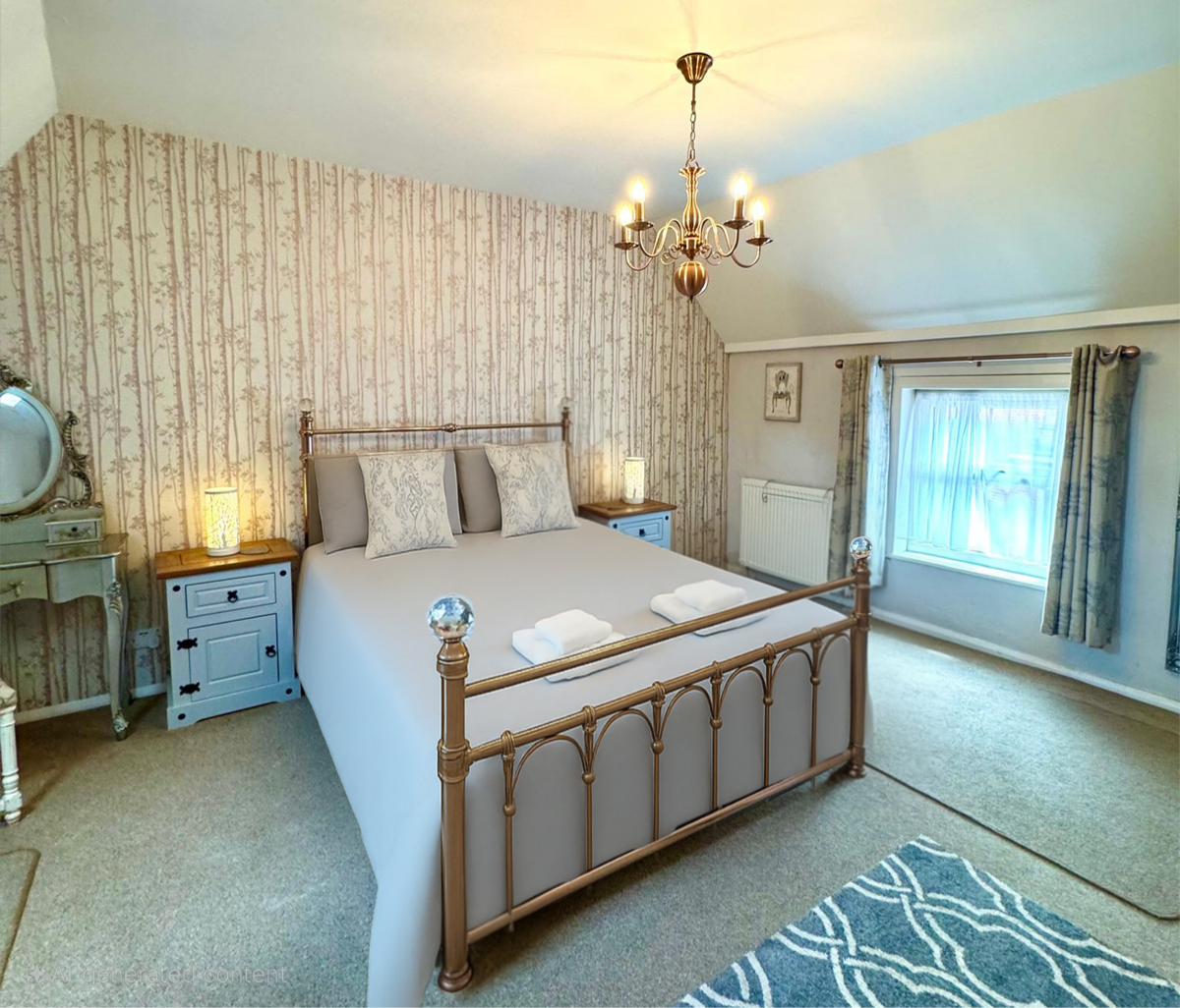 Ლამაზი დიდი საძინებელი 