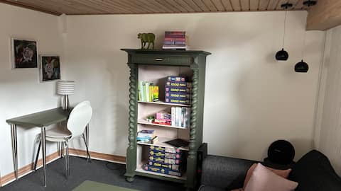 Successful Airbnb property: Cozy basement apartment - private entrance v Gråsten in Sønderborg