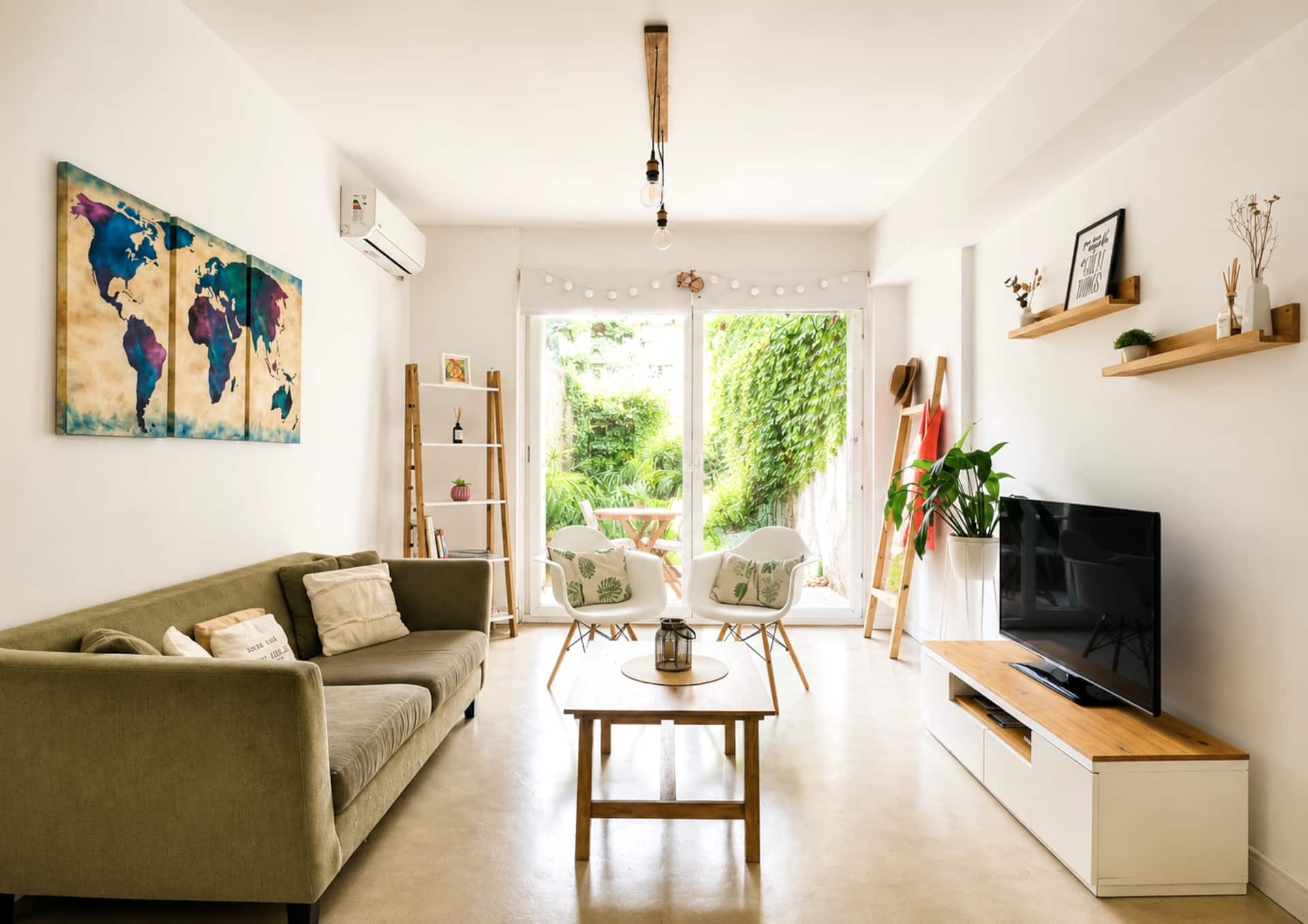 One-bedroom apartment in Palermo Hollywood with garden and shared pool