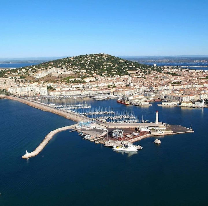 T2 Cabine Cosy 50 M2 Clim, Parking Privé, Piscine - Sète