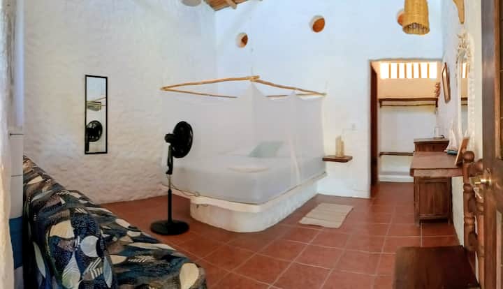 Habitación Marina Muy Cómoda En Cabañas Monarca - Mazunte