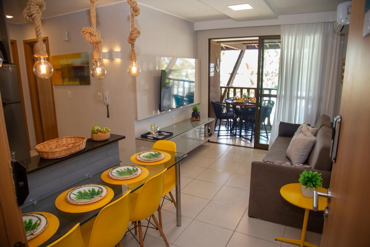 Popular Airbnb listing: Flat at “Cupe Beach Living” in Porto de Galinhas in Recife