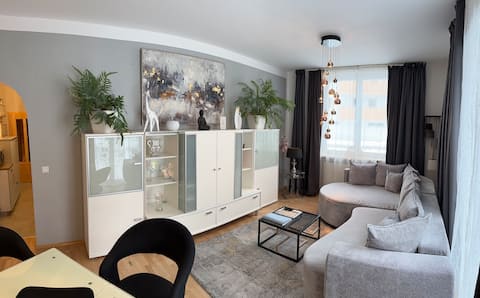 Apartment 1, with 2 bedrooms and terrace