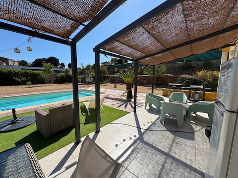 Villa for 8 people with pool near Ajaccio