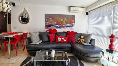 Top Airbnb: Modern Luxury Balcony apt Roma Norte 2 Bdr/Bth en Cuauhtémoc