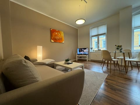 Popular Airbnb listing: AKK2 apartment in the center fully equipped balcony in Magdeburg