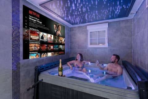 Villa Bear|Private Spa & Arcade | air conditioning
