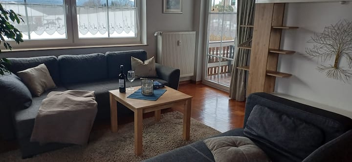 Sala de estar con sofás cama