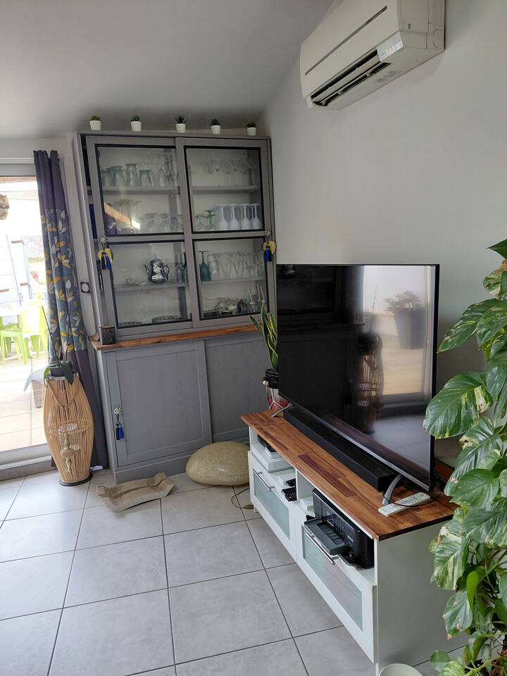 Maison 6 Pers. Climatisée, Terrasse 25m2 - Marseillan