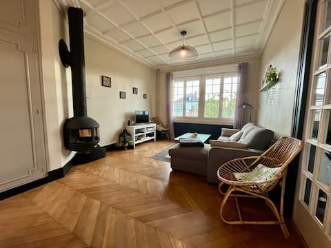Top performing Airbnb: La Mésangère – 150 m from the beach – Norman house in Hermanville Sur Mer