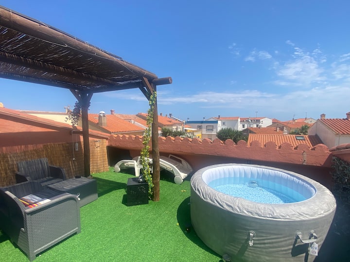 La Suite Celeste Mer3mn Exceptionnel Clim Rare - Leucate
