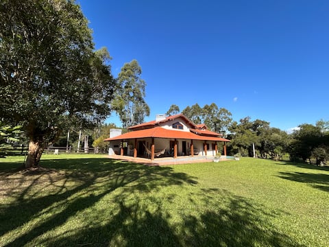 Farm to enjoy with family 40min Poa swimming pool fireplace