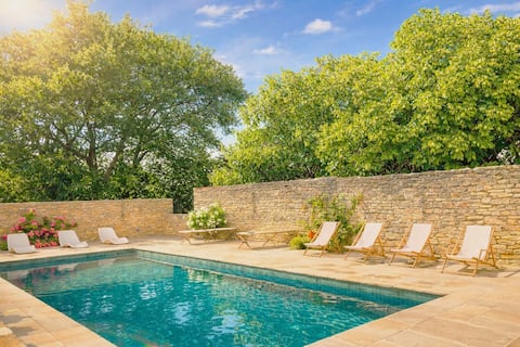 Old house with pool (10 pers - Ventoux)