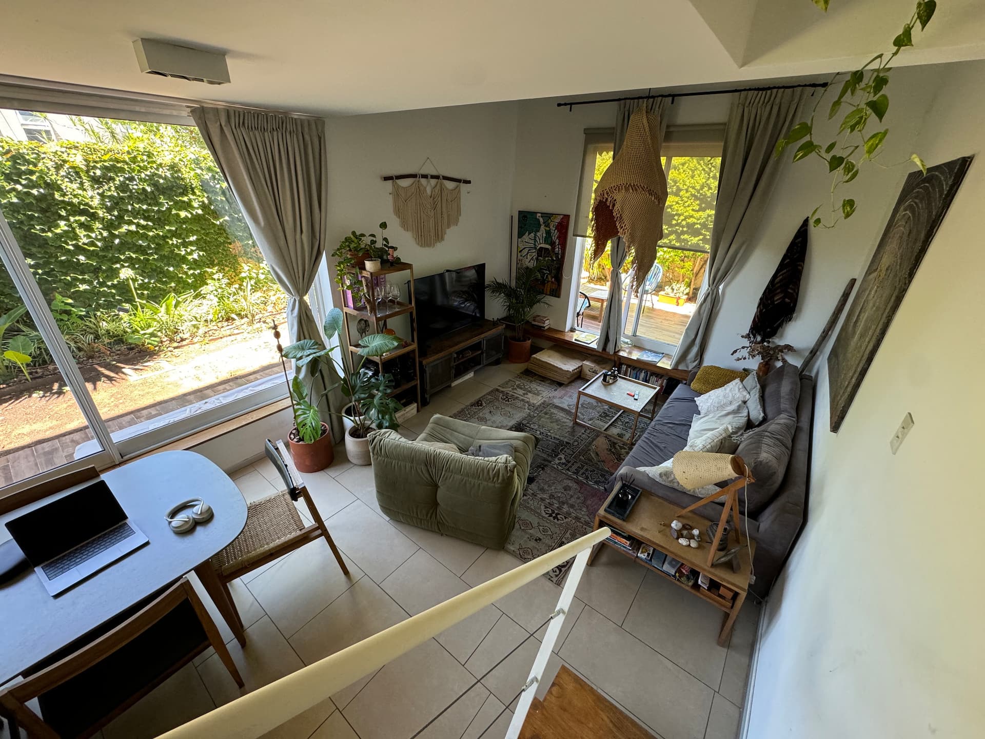 Loft studio com jardim em Vicente López