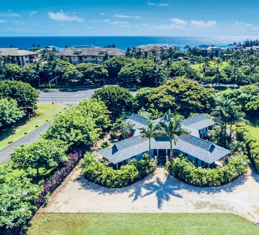 Poipu Estate: Walk to beach, Sleeps 8-16, AC, Pool gallery image 3