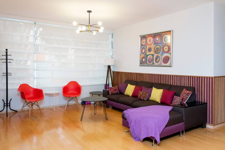 Remodeled & Spacious Apmt in the heart of Mex City