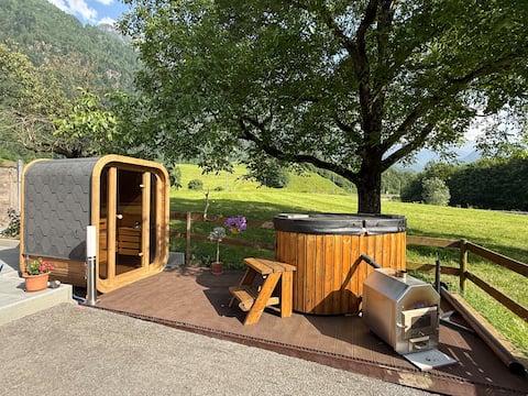 In the middle of the Glarus Alps