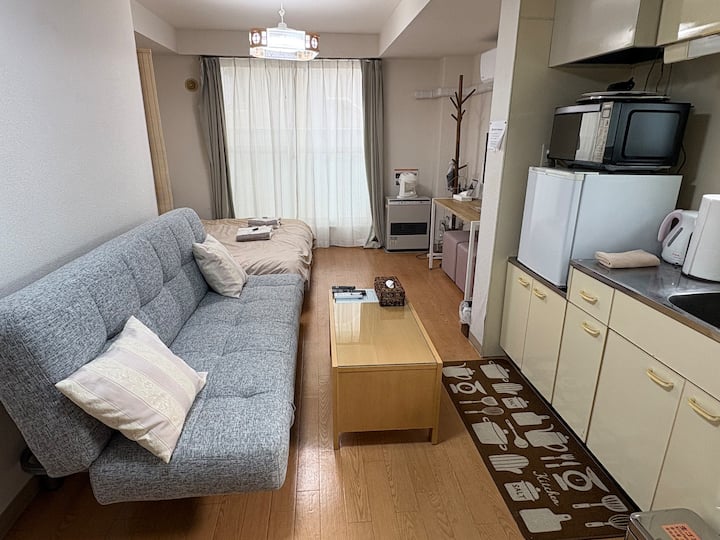 Sk32 すすきの周辺｜エアコン新設夏場快適｜最大3名｜バス停徒歩3分｜無料駐車場1台のみ（先着順） - Sapporo