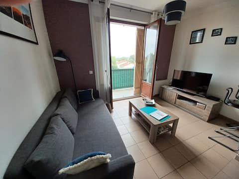 Successful Airbnb property: T2 home close to Lyon in Ain