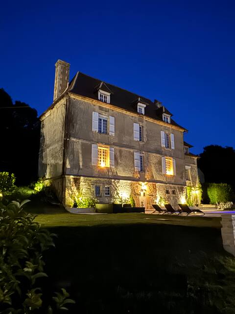 Manor in Deauville with pool