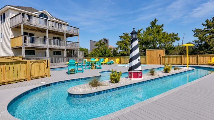 Rio Rodanthe: Oceanfront Paradise with Lazy River