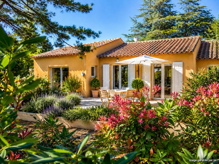 Pertuis En Lubéron, Villa Avec Parking Et Jardin - Pertuis